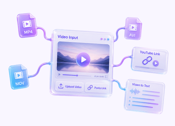 Upload Videos or Paste a Video Link